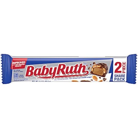 Chocolate/Peanut Candy Bar 3.3 oz, 18PK -  BABY RUTH, 711294